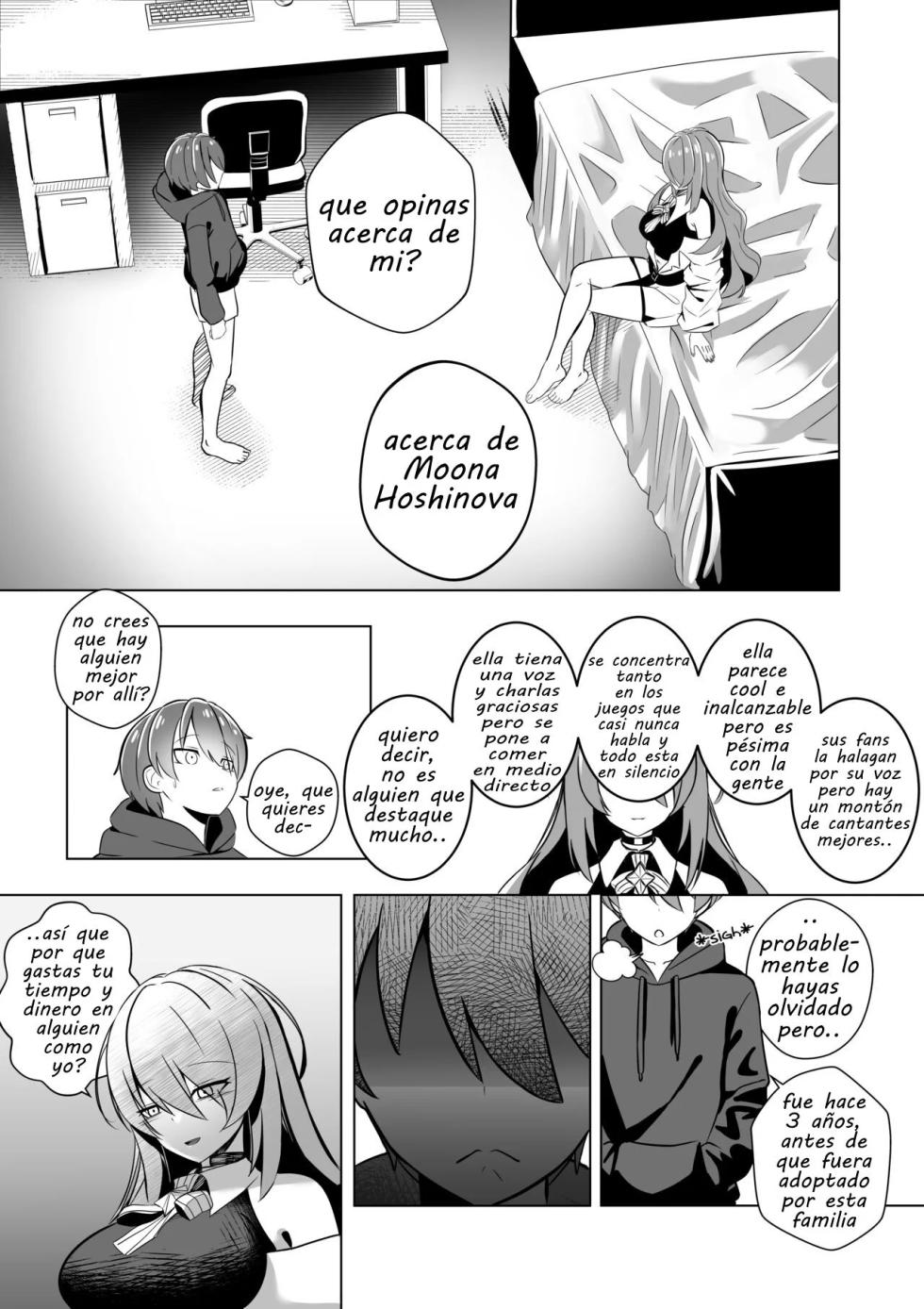 [Raikko9] THE YOU ONLY I KNOW (Moona Hoshinova) [Spanish] [Fans de Hololive] - Page 7