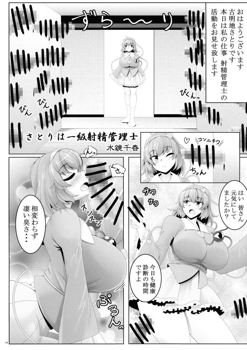 (Kouroumu 20) [Nuigurumiya-san (Various)] Touhou Futanari Shaseikanri Goudou-shi (Touhou Project) - Page 3