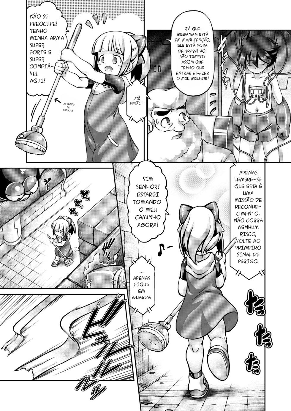 [Fuketsudan (Chabo)] 2D SCROLL (Rockman) [Portuguese-BR] [Mr.Club Scan] [Digital] - Page 4