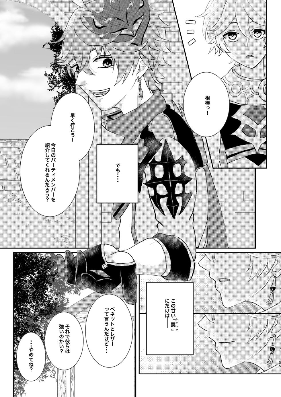 [AM4:00 (Man)] Sweet trap (Genshin Impact) [Digital] - Page 34