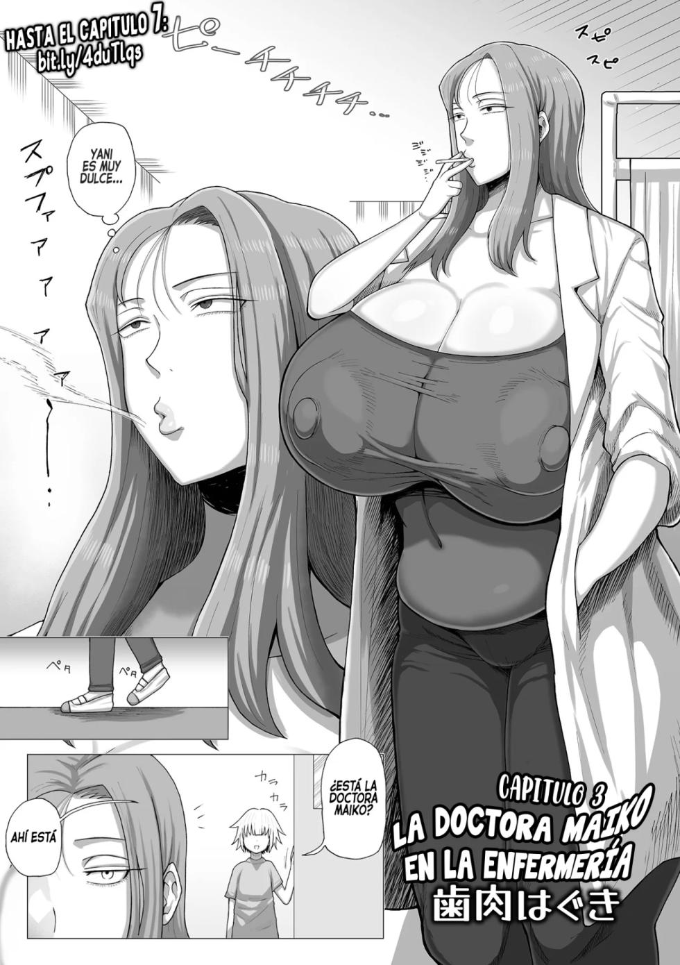 [Shiniku Haguki] O-nayami Kaiketsu! Hoken-shitsu no Maiko-sensei | ¡Resuelve Tus Problemas! ¡La Doctora Maiko en la Enfermería! (Dekajo! Vol. 1) [Spanish] [RobertoTH] - Page 1