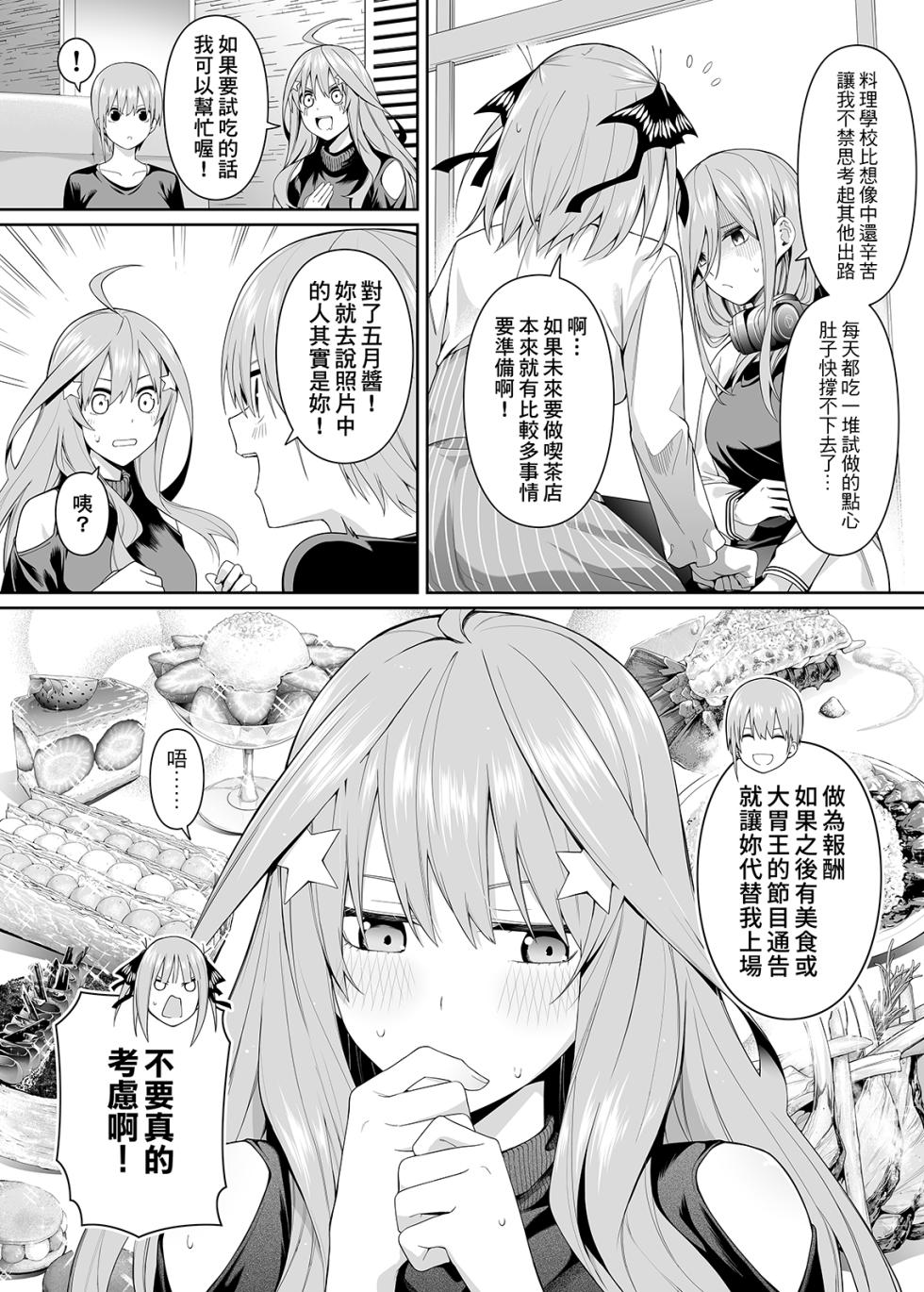 [Bad Mushrooms (Chicke III, 4why)] 1/5 no Renai Kanjou (Gotoubun no Hanayome) [Chinese] [Digital] [Sample] - Page 8