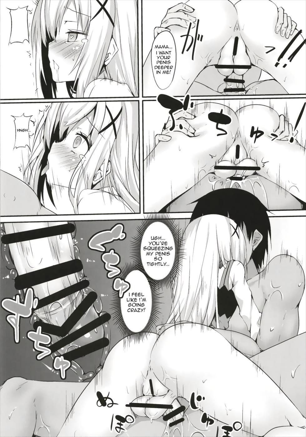 (Futaket 13.5) [Wisteria (Fujihan)] Chino Mama no Semen de Ikuji desu ka? | Can you raise a baby on Chino Mama's Semen? (Gochuumon wa Usagi Desu ka?) [English] - Page 16