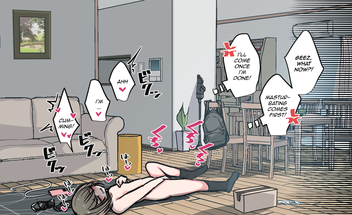 [torimogura] ribingu de kaihou onani-suru shinyu-chan | Best Friend-chan Masturbating Out in the Living Room [English] - Page 9