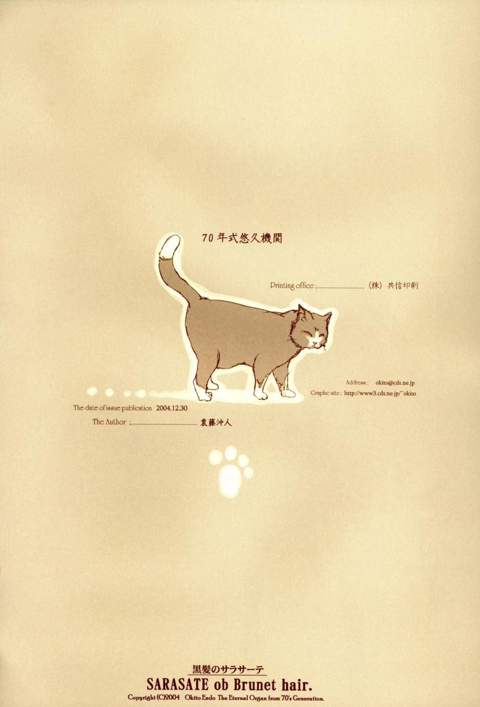 (C67) [70 Nenshiki Yuukyuu Kikan (Endou Okito)] Kurokami no Sarasate _ SARASATE ob Brunet hair - Page 35