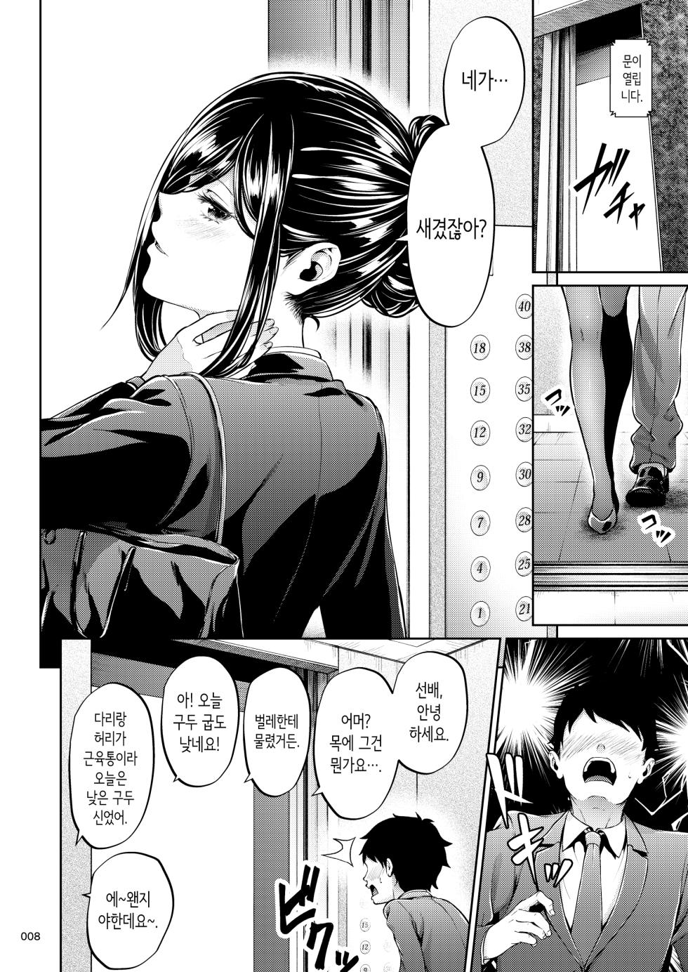 [IV VA SHIN (Mikuni Mizuki)] Shokuba no Senpai 2 | 직장의 선배 2 [Korean] [OnGoing] - Page 7