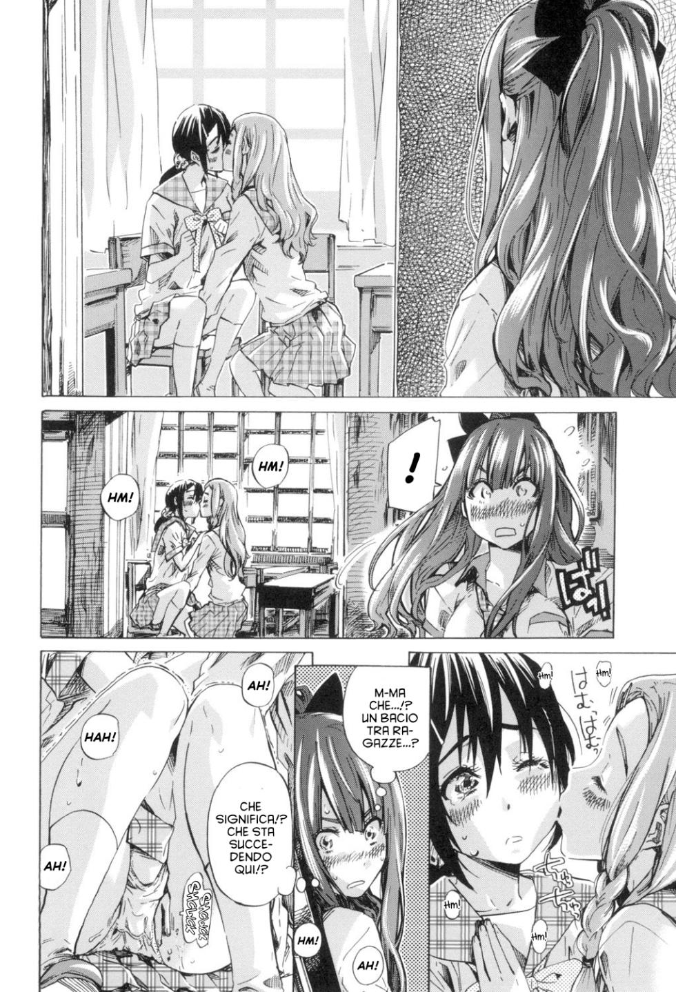 [MARUTA] Nadeshiko Hiyori #1 | Una Ragazza Follemente Innamorata di un Bocciolo di Rosa ch.1-2 (Shoujo wa Irozuku Yuri ni Koi o Suru) [Italian] [Hentai Fantasy] [Digital] - Page 13