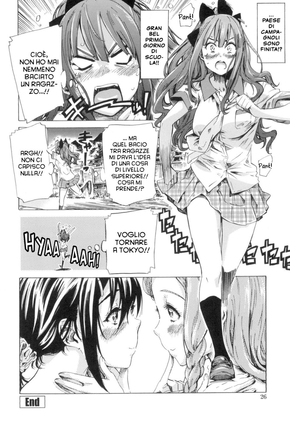 [MARUTA] Nadeshiko Hiyori #1 | Una Ragazza Follemente Innamorata di un Bocciolo di Rosa ch.1-2 (Shoujo wa Irozuku Yuri ni Koi o Suru) [Italian] [Hentai Fantasy] [Digital] - Page 23