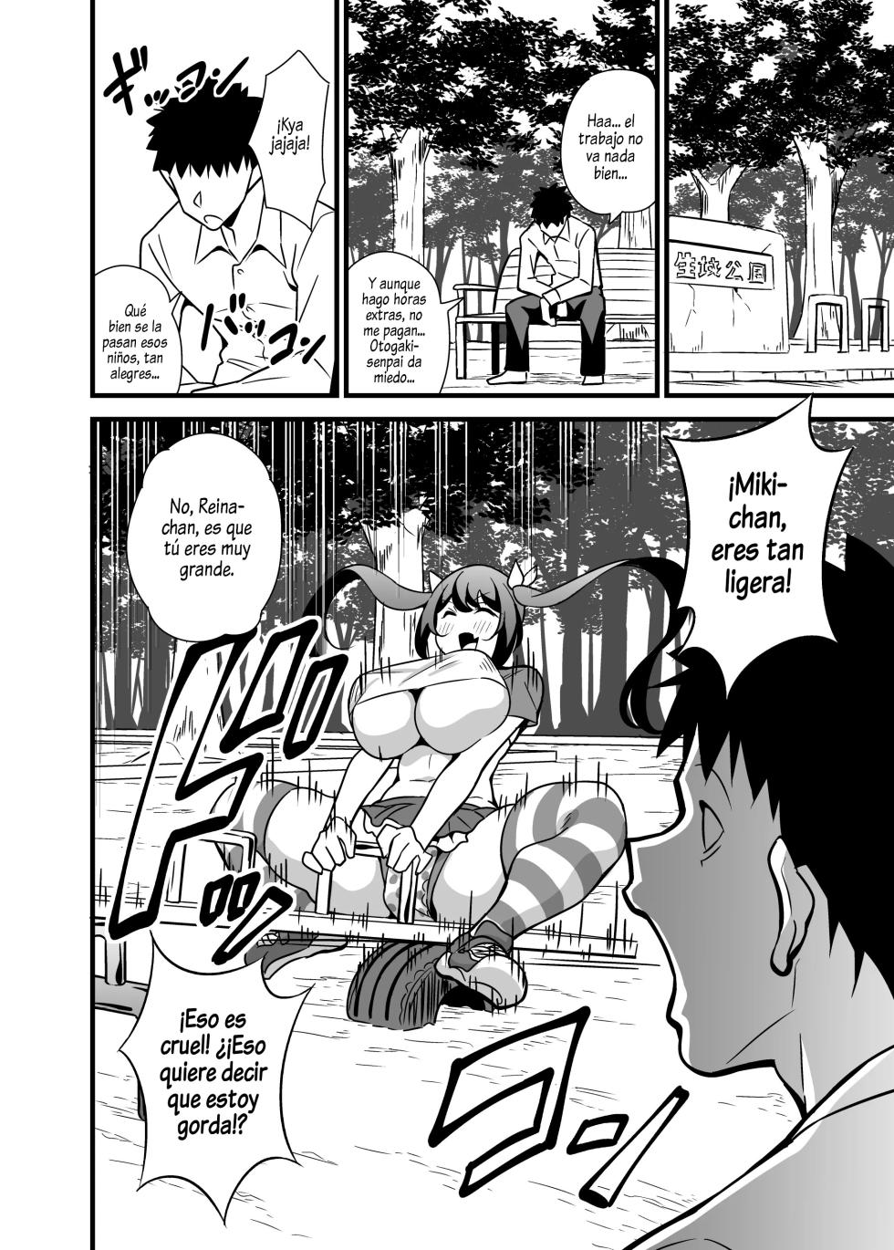 [Circle Tokomaya (Tokomaya Keita)] Kaisha no Kibishii jo Joushi ga Kyuujitsu Joji-fuku o Kite Kodomo-tachi to Asondeta Ken ni Tsuite Cap. 1-4 [Spanish] [Al chile no sé Scan] [Digital] - Page 4