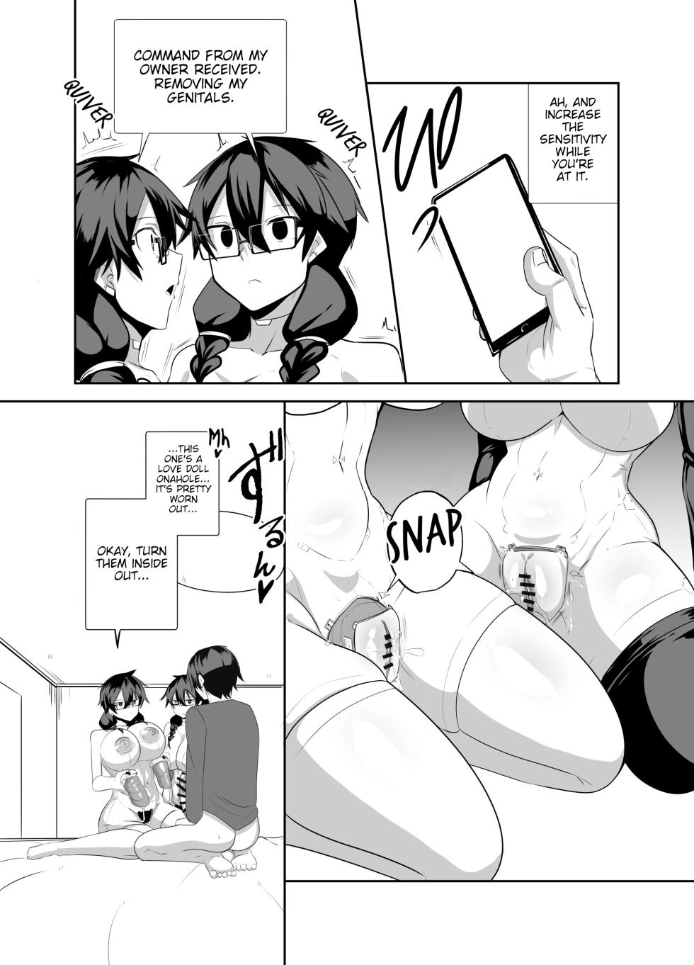 [Green Solenoid (Omurice)] Android no Osananajimi Tachi to Chitsu Onahoecchi Suru Hanashi | A Story About Having Pussy-Onahole Sex With Android Childhood Friends [English] [Poranya] - Page 19