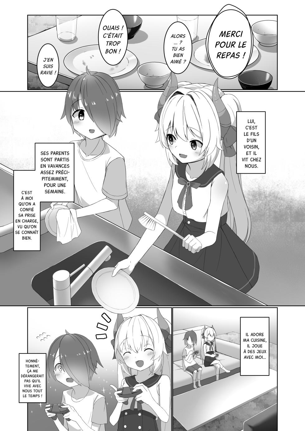 [Hiljainen (Santatsuki)] Awai-sensei no Kanpeki na Sakusen | Le plan parfait d'Awai-sensei (Ryuzaki Awai) [French] [Bandeur de Hentai] [Decensored] [Digital] - Page 3