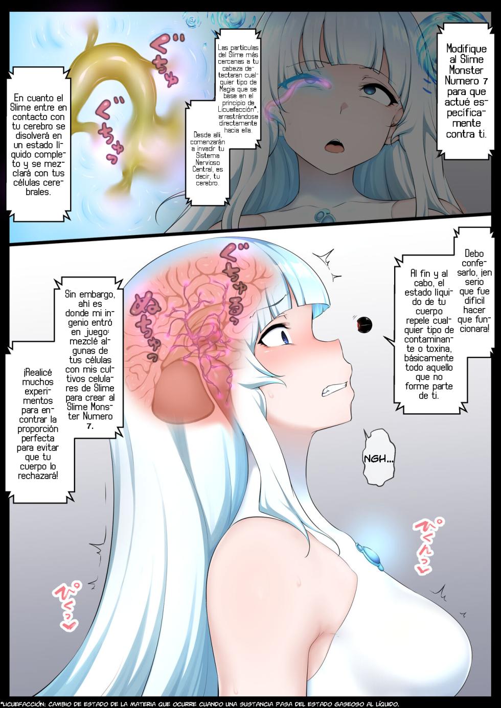 [Semakute Kurai (Kyouan)] Mizu no Mahou Shoujo VS Slime Kaijin | La Chica Mágica del Agua VS El Monstruo de Slime [Spanish] - Page 15