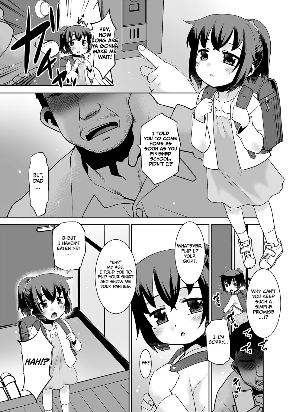 [T.4.P (Nekogen)] Otou-san to Kyouko-chan. | Kyouko-chan and Daddy [English] [Shiro Translation] [Digital] - Page 4
