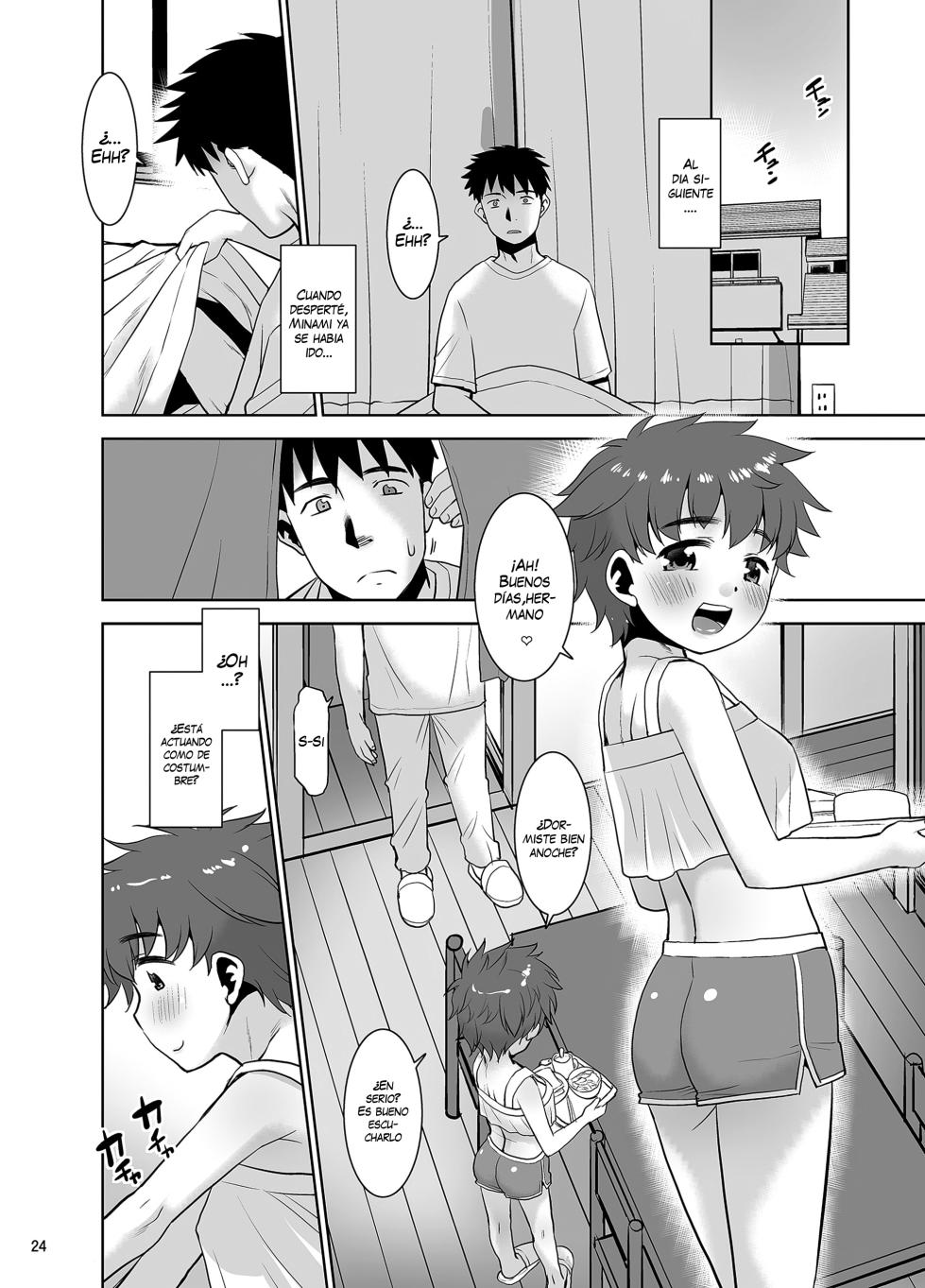 [T.4.P (Nekogen)] Ichinen-buri ni Atta Imouto ga Nanka Sugokatta Ken. [Spanish] [VarKatzas666] [Digital] - Page 23