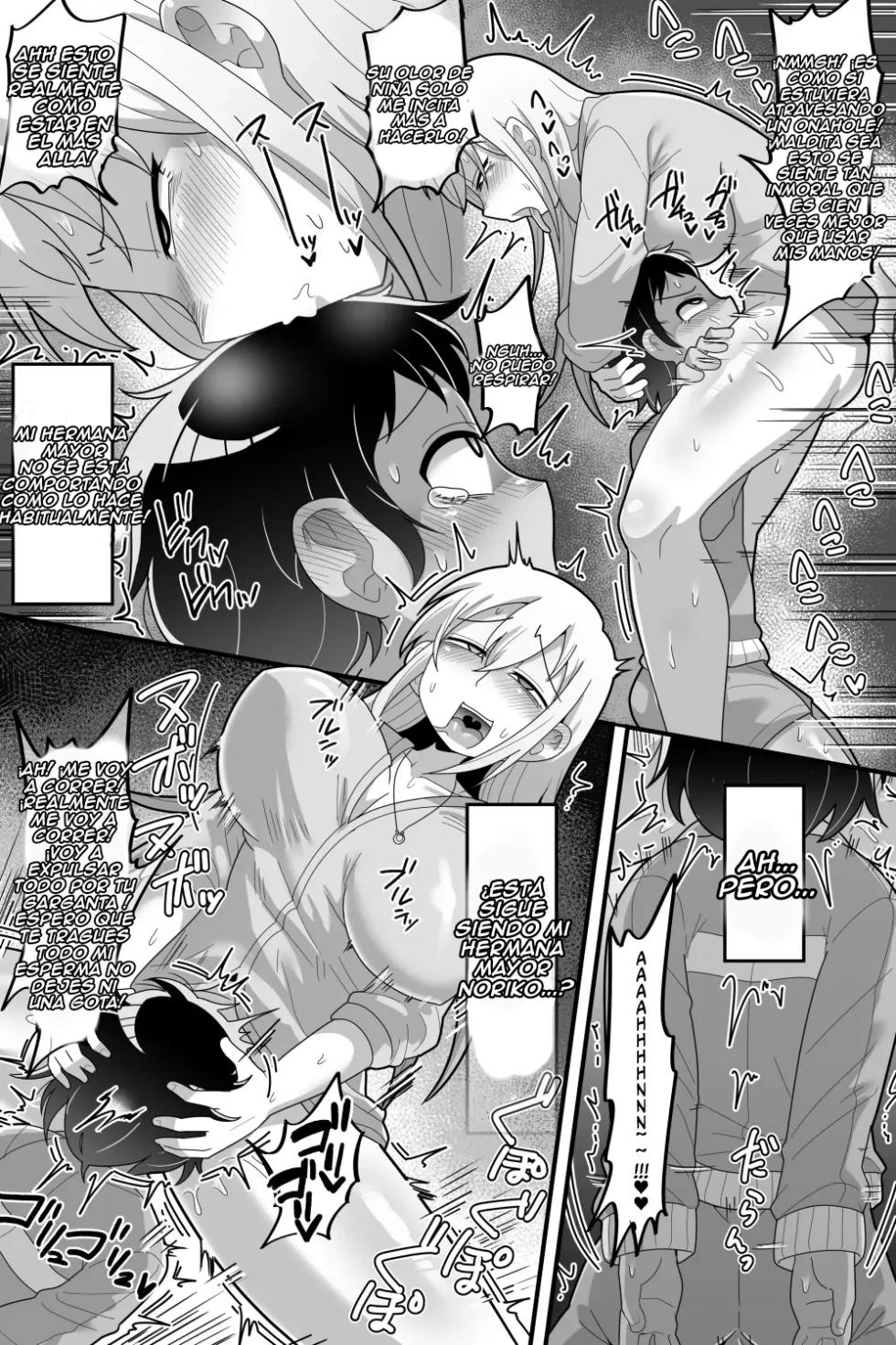 [Dakkoku Kidoutai S.A.C (Dakkoku Jiro)] Daisuki na Kinjo no Yasashii Onee-chan ga Futanari datte node Senyou Onaho ni Narimashita | Me convertí en el Onahole exclusivo de mi hermana mayor Futanari [Spanish] [El rey del futanari] - Page 12