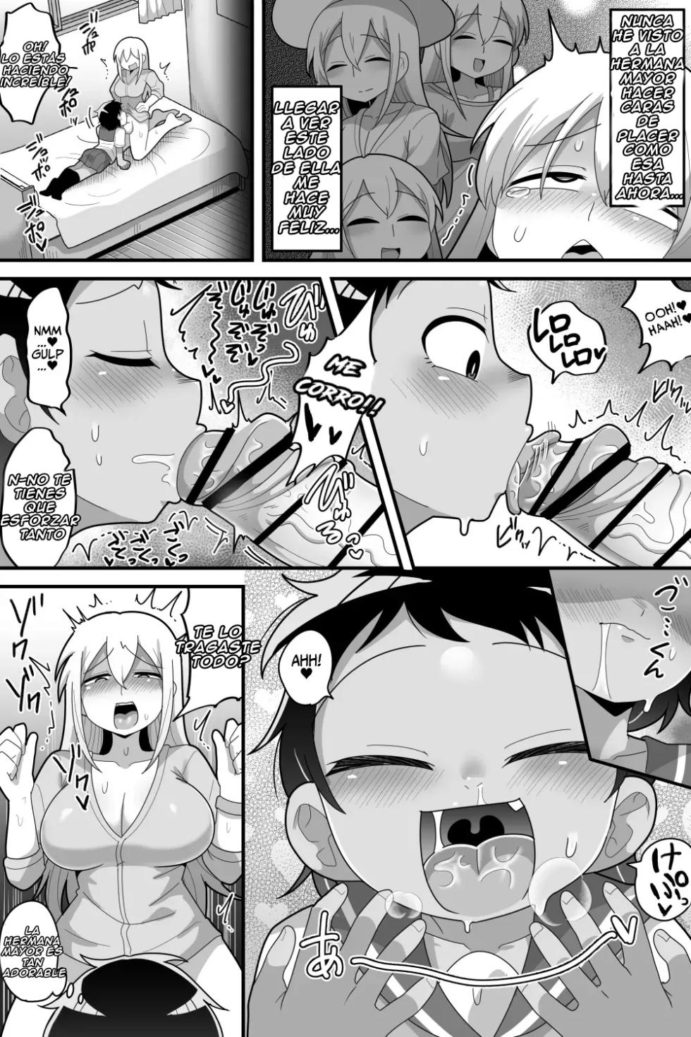 [Dakkoku Kidoutai S.A.C (Dakkoku Jiro)] Daisuki na Kinjo no Yasashii Onee-chan ga Futanari datte node Senyou Onaho ni Narimashita | Me convertí en el Onahole exclusivo de mi hermana mayor Futanari [Spanish] [El rey del futanari] - Page 17
