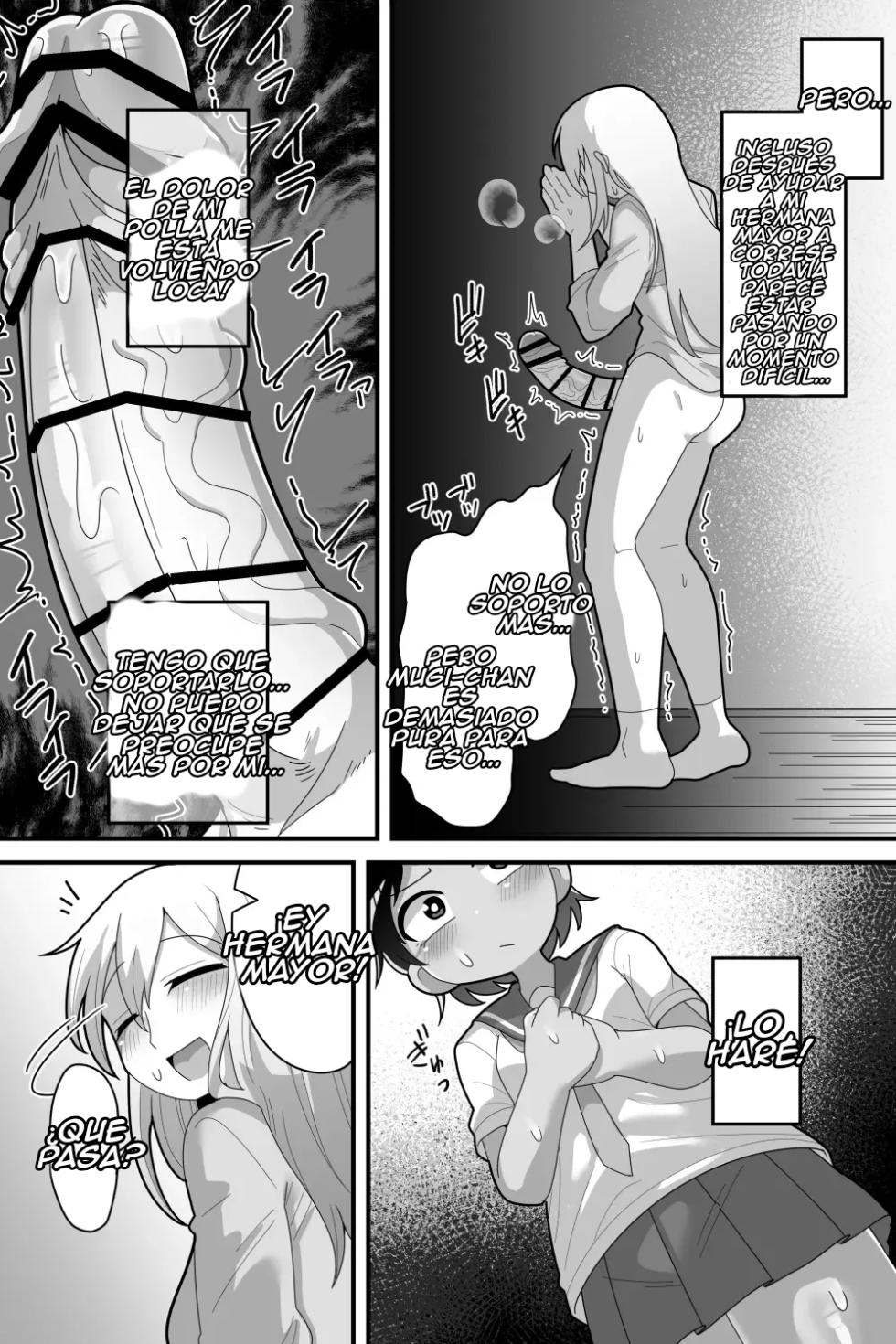 [Dakkoku Kidoutai S.A.C (Dakkoku Jiro)] Daisuki na Kinjo no Yasashii Onee-chan ga Futanari datte node Senyou Onaho ni Narimashita | Me convertí en el Onahole exclusivo de mi hermana mayor Futanari [Spanish] [El rey del futanari] - Page 18