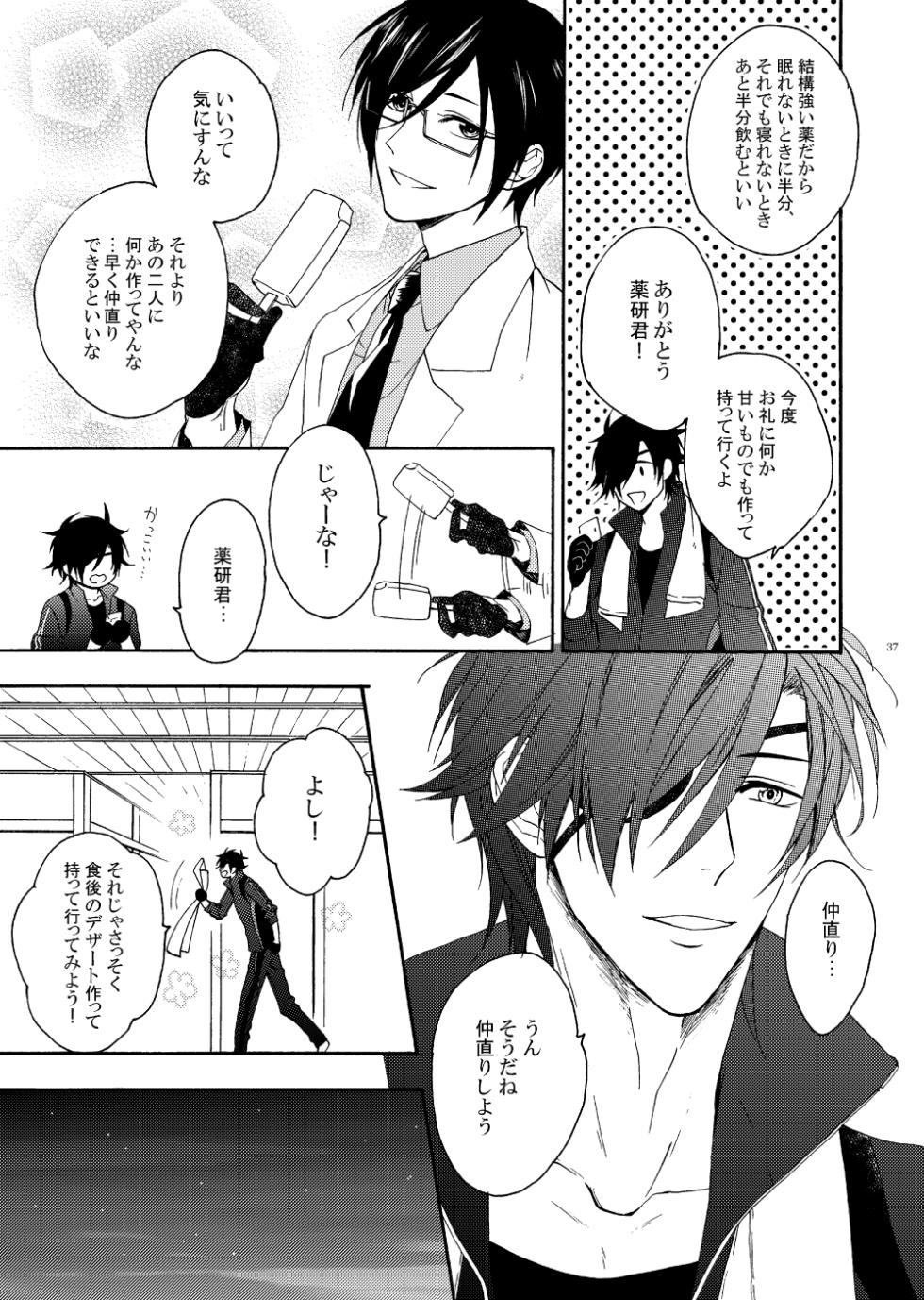 [electrocks (Kuriya)] Deki Agatteru Kurinba no Futafuri o Matomete Peropero suru (Touken Ranbu) [Digital] - Page 34