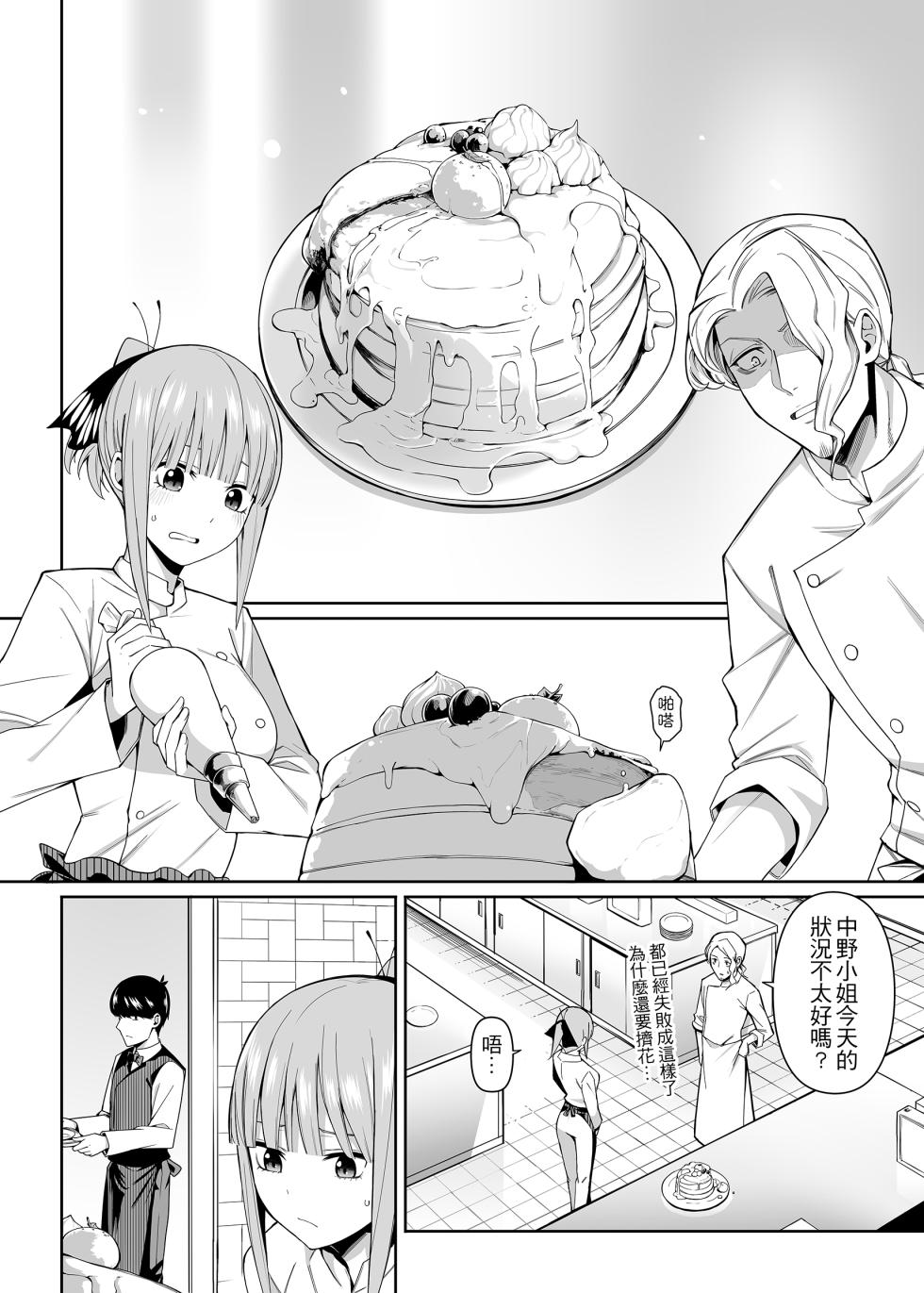 [Bad Mushrooms (Chicke III, 4why)] Nibun no Yuudou | 二分的誘動 (Gotoubun no Hanayome) [Chinese] [Digital] - Page 3