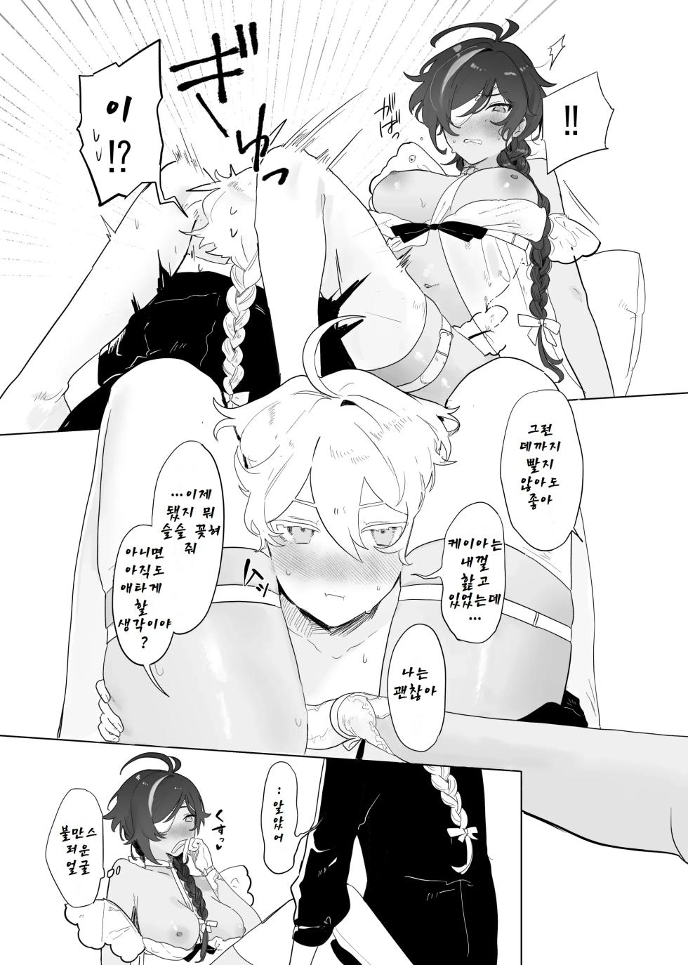 [Domestic Milk (Ogu)] Sora-kun ga Ashinaga Onee-chan-tachi to Ichaicha suru Hon. (Genshin Impact) [Korean] [Digital] - Page 25