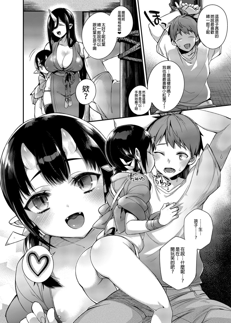[Dodo Fuguri (Shindou)] Oni no Oyako wa Hito no Osu to Kozukuri ga Shitai ~Sousyuu Hen~ [Mu Syuusei] - Page 9