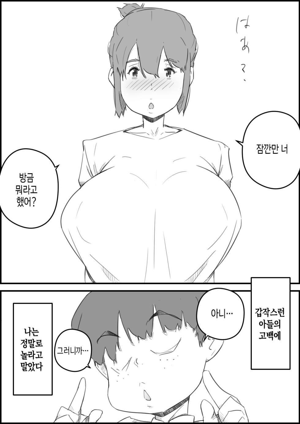 [Hirekatsu] Hajimete wa, Kaa-san de... Haha to Musuko no Manatsu no Himegoto | 처음은, 엄마로… 엄마와 아들의 한여름의 비밀 [Korean] [팀 숙녀] - Page 2