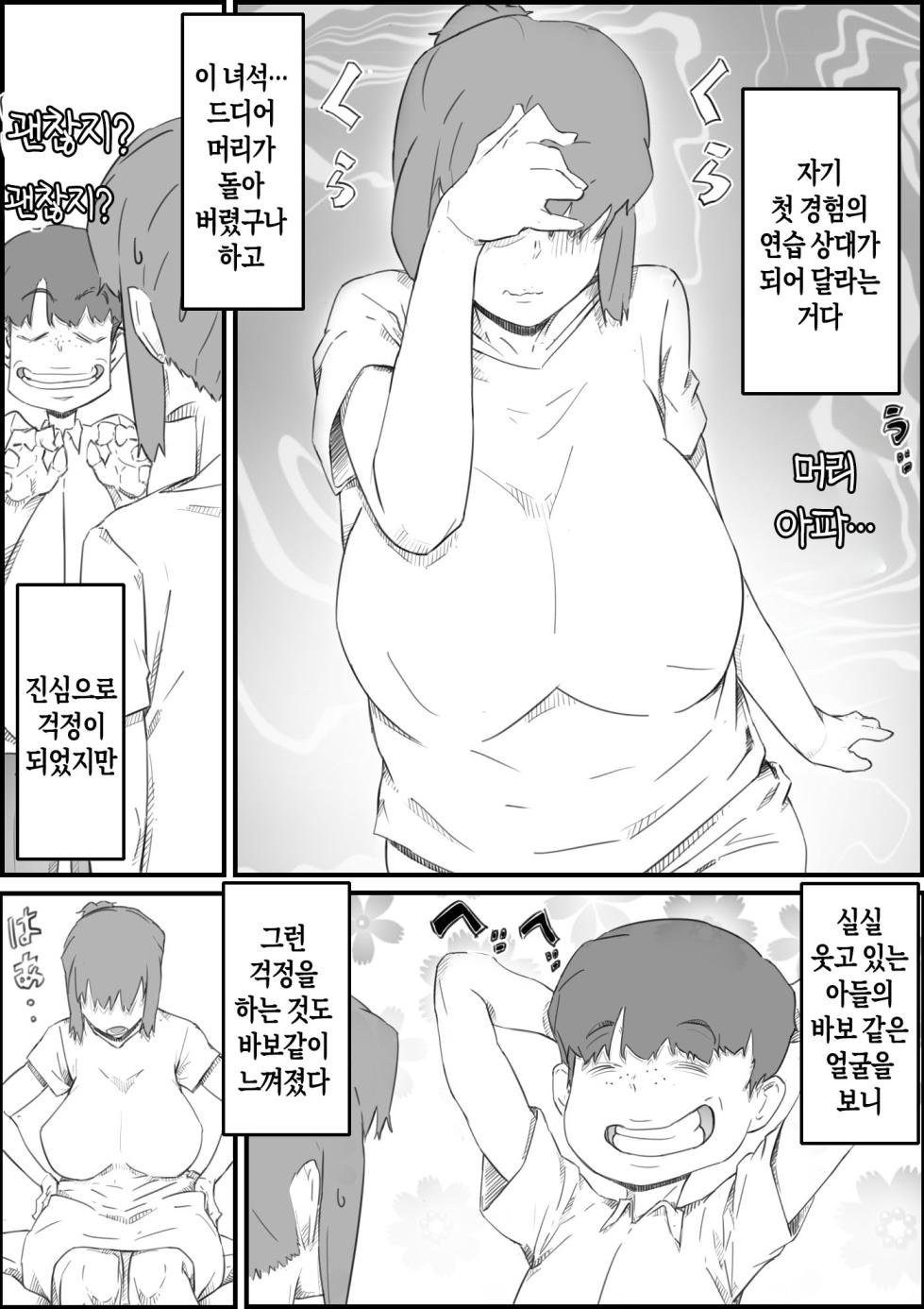 [Hirekatsu] Hajimete wa, Kaa-san de... Haha to Musuko no Manatsu no Himegoto | 처음은, 엄마로… 엄마와 아들의 한여름의 비밀 [Korean] [팀 숙녀] - Page 3