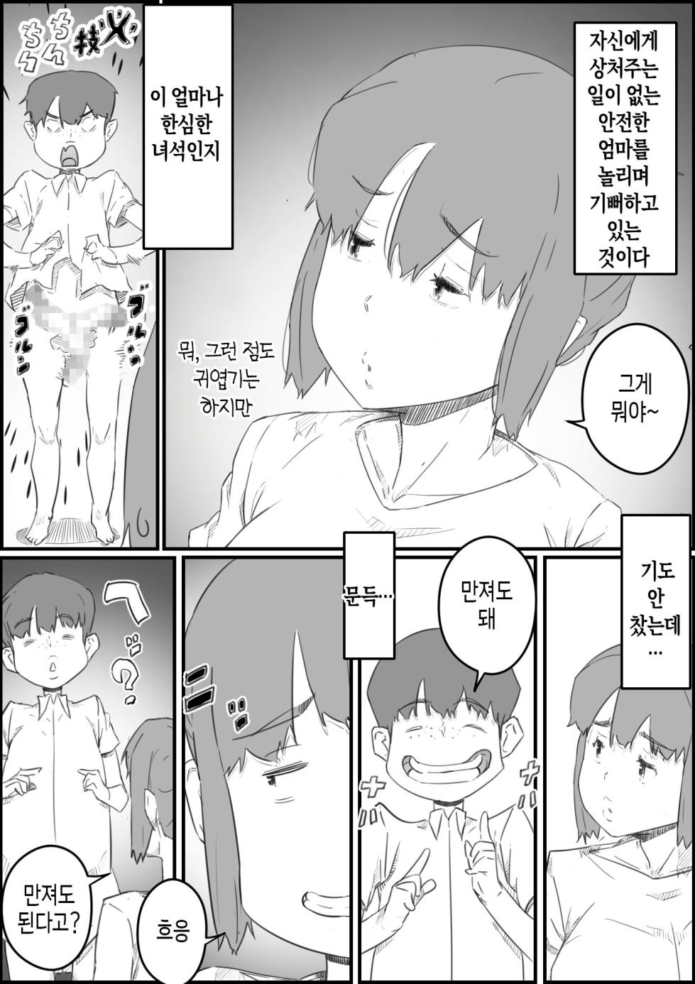 [Hirekatsu] Hajimete wa, Kaa-san de... Haha to Musuko no Manatsu no Himegoto | 처음은, 엄마로… 엄마와 아들의 한여름의 비밀 [Korean] [팀 숙녀] - Page 6