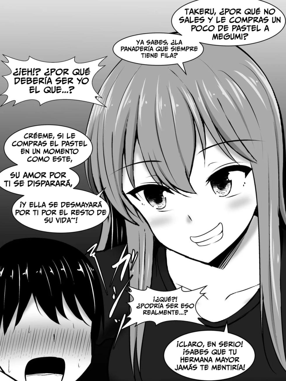 [Sazameki Dori (Sazameki)] Ore no Jiman no Kanojo ga, Chinchin Dekai Ore no Nee-chan ni Netorareta!? | My Amazing Girlfriend Was Cucked From Me By My Big Dick Sister!? [Spanish][PotMonster] - Page 12