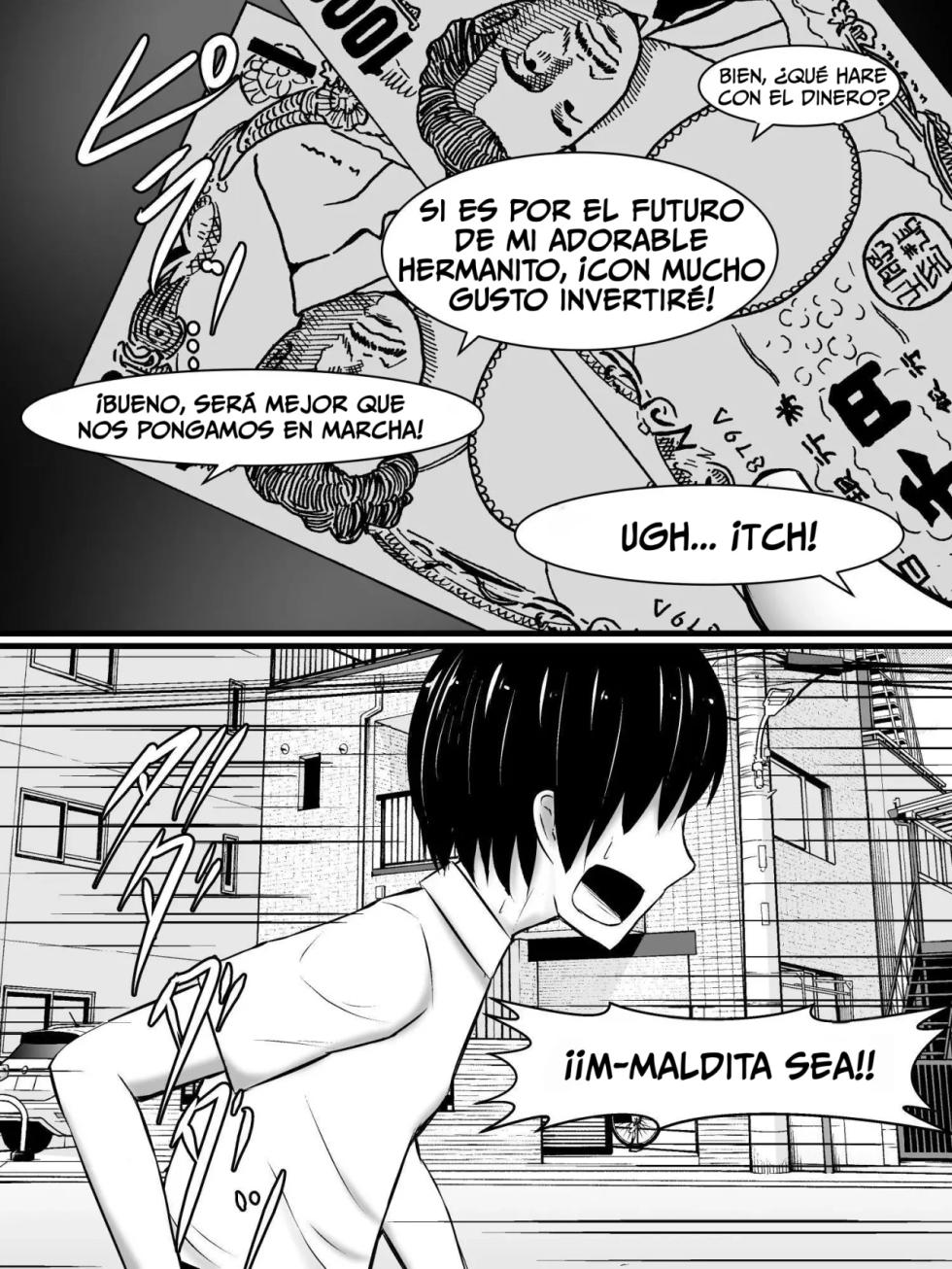 [Sazameki Dori (Sazameki)] Ore no Jiman no Kanojo ga, Chinchin Dekai Ore no Nee-chan ni Netorareta!? | My Amazing Girlfriend Was Cucked From Me By My Big Dick Sister!? [Spanish][PotMonster] - Page 13