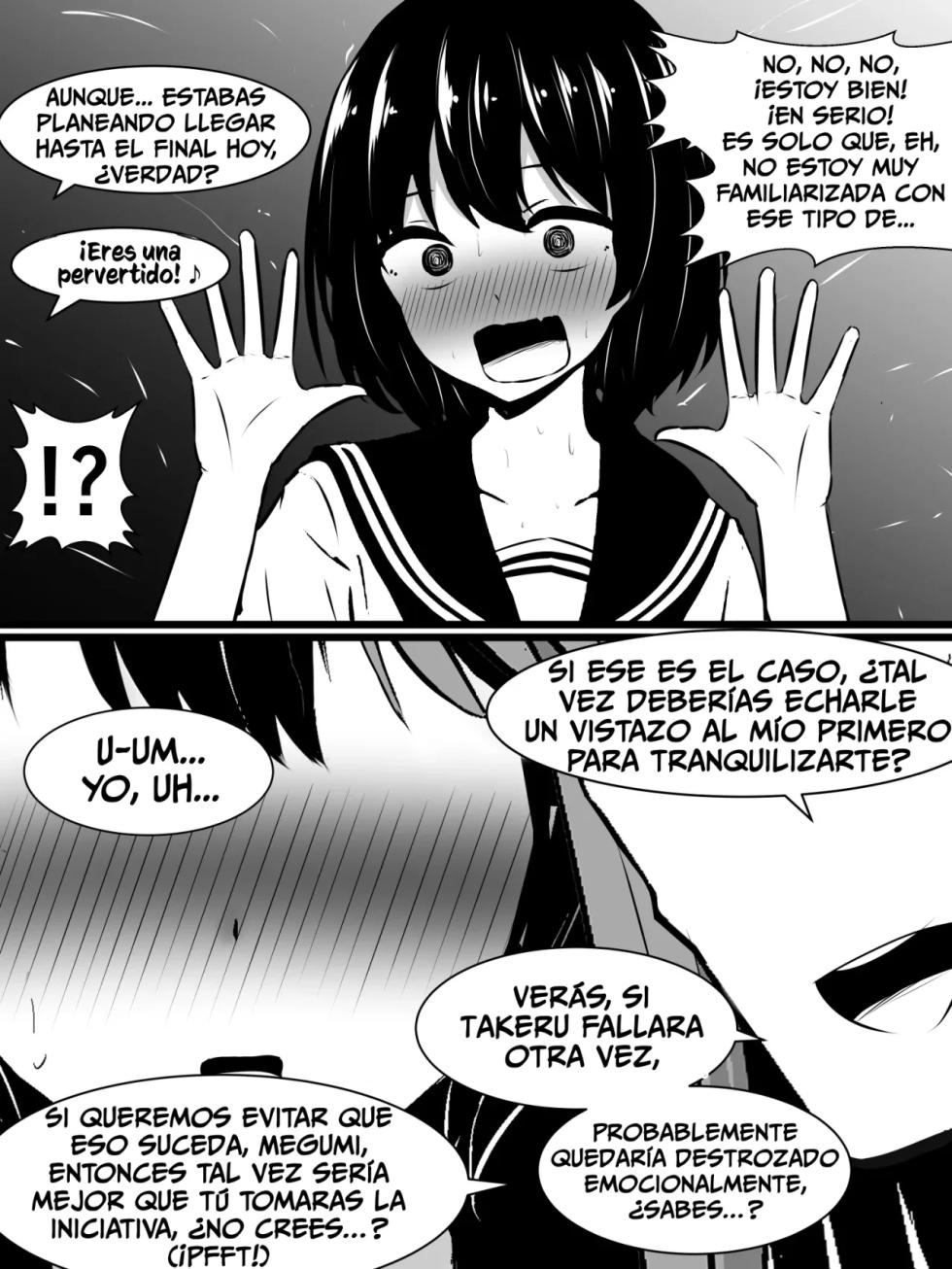 [Sazameki Dori (Sazameki)] Ore no Jiman no Kanojo ga, Chinchin Dekai Ore no Nee-chan ni Netorareta!? | My Amazing Girlfriend Was Cucked From Me By My Big Dick Sister!? [Spanish][PotMonster] - Page 18