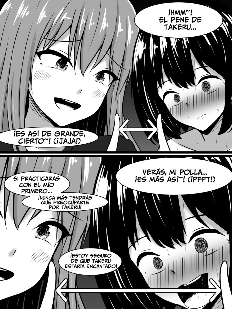 [Sazameki Dori (Sazameki)] Ore no Jiman no Kanojo ga, Chinchin Dekai Ore no Nee-chan ni Netorareta!? | My Amazing Girlfriend Was Cucked From Me By My Big Dick Sister!? [Spanish][PotMonster] - Page 25