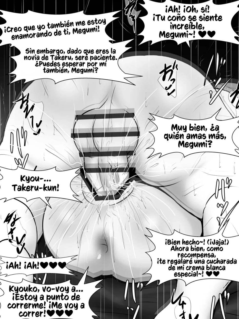 [Sazameki Dori (Sazameki)] Ore no Jiman no Kanojo ga, Chinchin Dekai Ore no Nee-chan ni Netorareta!? | My Amazing Girlfriend Was Cucked From Me By My Big Dick Sister!? [Spanish][PotMonster] - Page 35