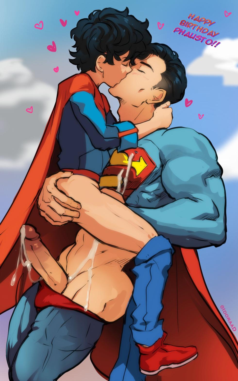 Superman Superboy BATMAN dc gay yaoi compilado - Page 38