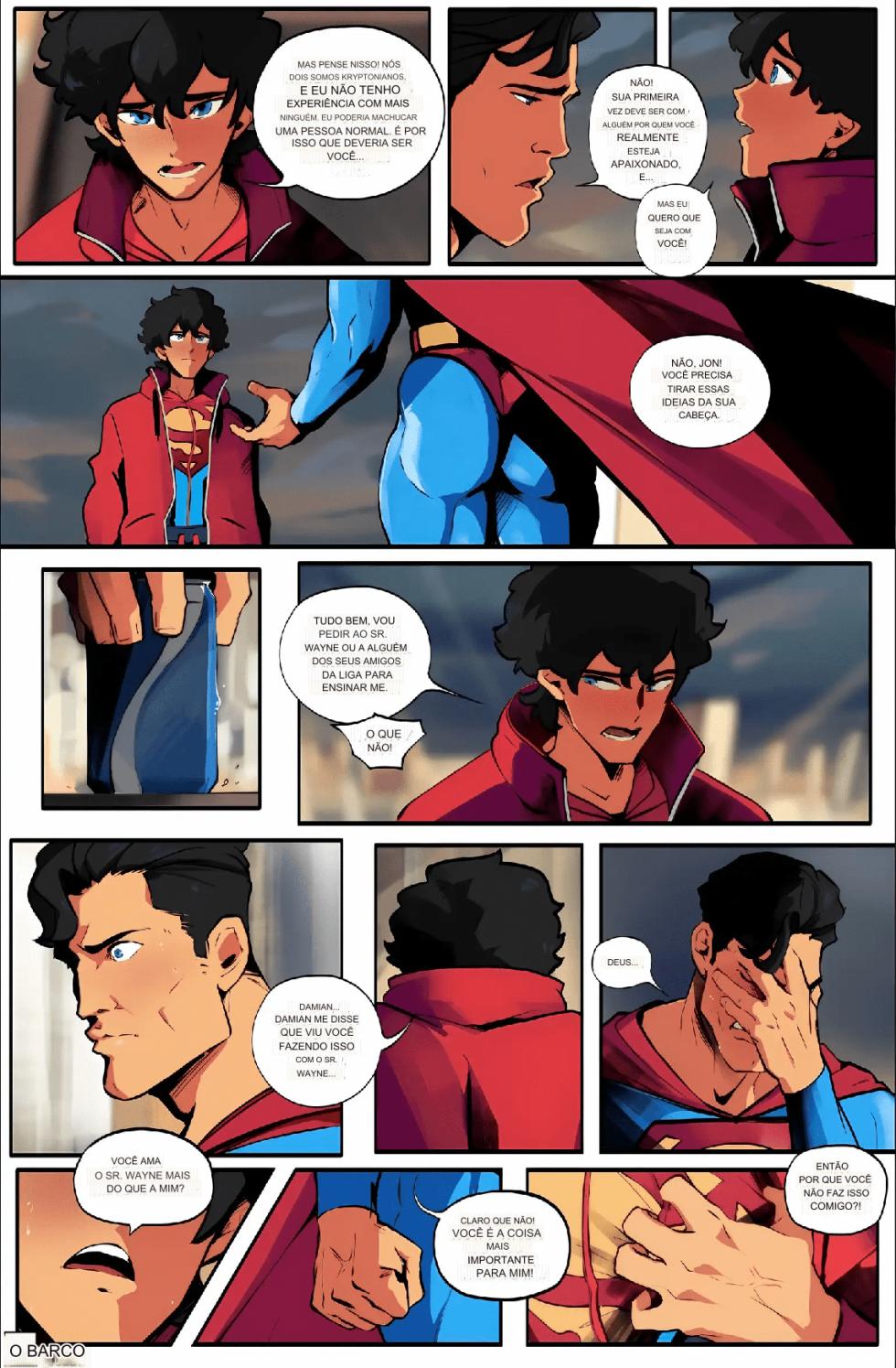 Superman Superboy BATMAN dc gay yaoi compilado - Page 8