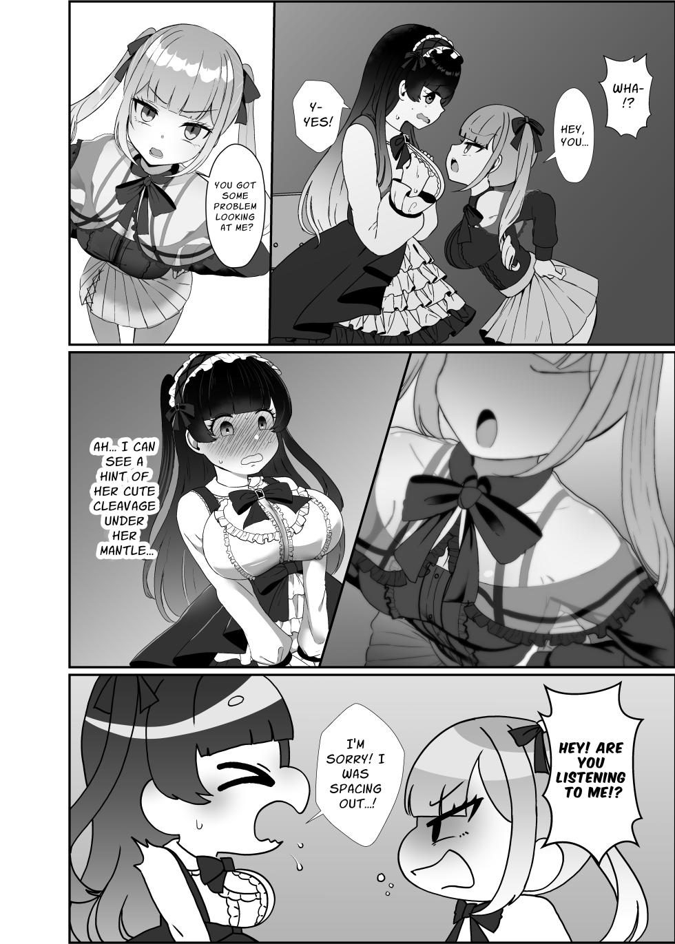 [LittlePencil (Emumiya Nyamu)] Futanari Lolita vs Jiraikei Mesugaki 〜Kiyowa na Futanari Joshi wo Odoshita hazu ga Gyaku ni Okasare chatta!〜 | Gothic Fashion Futanari vs Jirai-kei Style Provocateur ~Tables Turn on the Blackmailer~ [English] [Penguin Piper] - Page 7