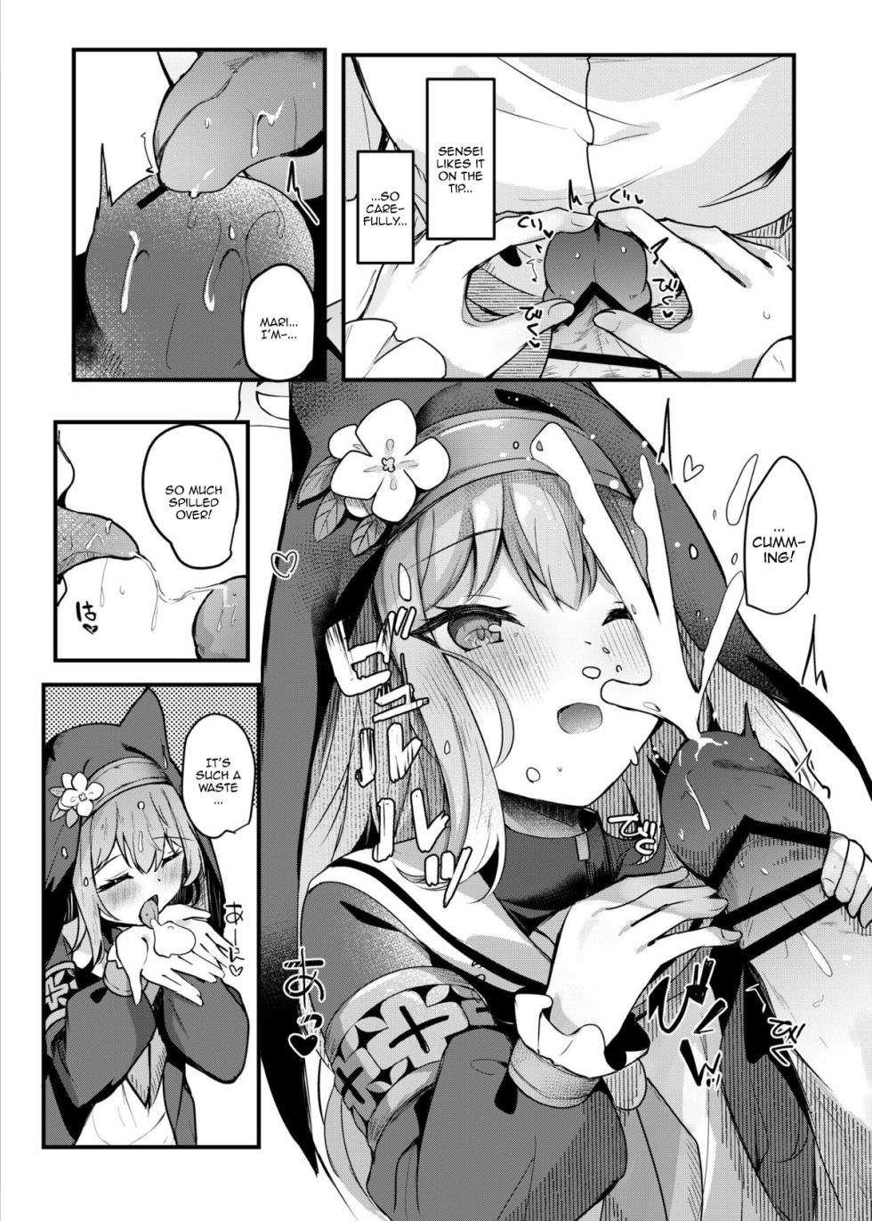 [Atelier Hinata (Hinata Yuu)] Mari to Okuchi Ecchi - Okuchi H with MARI dicribe only sex using mouth | Oral Sex With Mari (Blue Archive) [English] {Doujins.com} [Digital] - Page 9