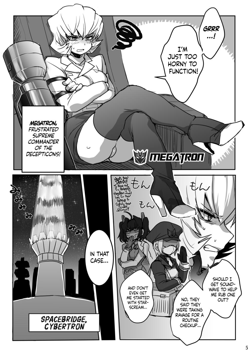 [Koshi no Itami (Koshii Tai)] Omankoformers: Spotlight Shockwave (Transformers) [English] [head empty + Wiimouto] [Digital] - Page 4