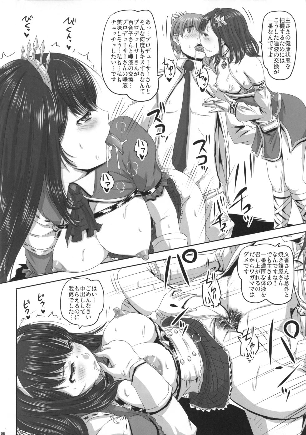 (C97) [Nozarashi (Nozarashi Satoru)] Cindere Dive Theater Connect P (THE IDOLM@STER MILLION LIVE!, THE IDOLM@STER CINDERELLA GIRLS) - Page 8