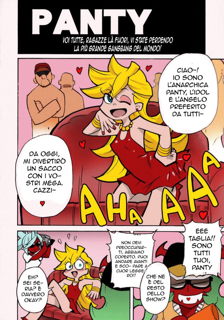 (C79) [Okina Keikaku (Shiwasu no Okina)] PANTY (Panty & Stocking with Garterbelt) [Italian] [Colorized] [Decensored] - Page 5