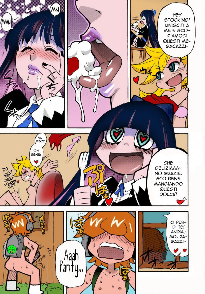 (C79) [Okina Keikaku (Shiwasu no Okina)] PANTY (Panty & Stocking with Garterbelt) [Italian] [Colorized] [Decensored] - Page 6