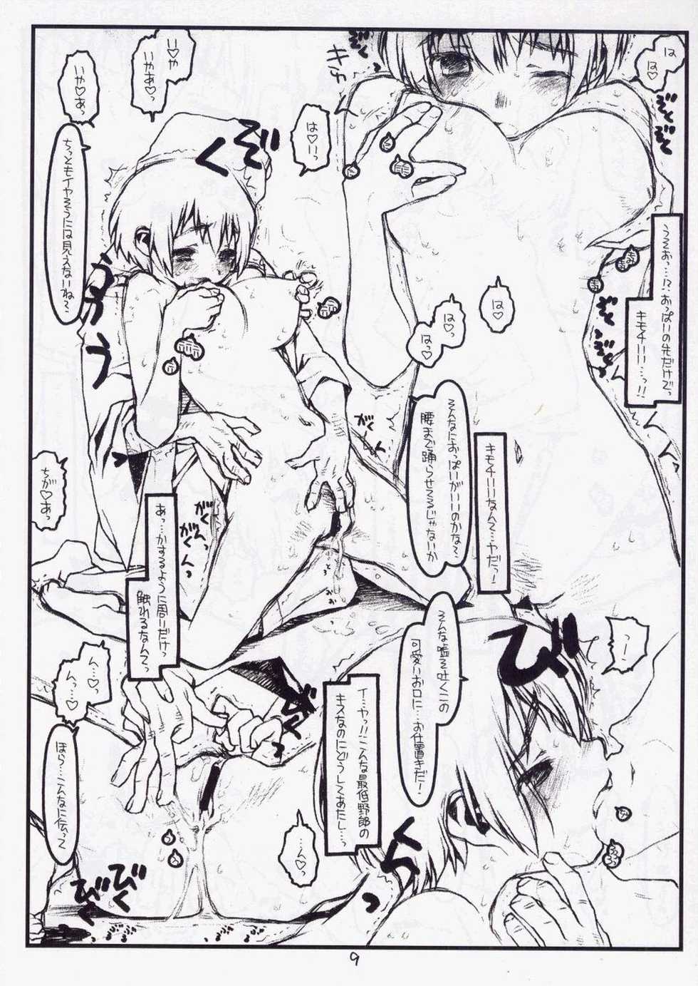 (C71) [Bolze. (Rit.)] Tsurugiya Otoko Masari Funsenki (Kizuato) - Page 8