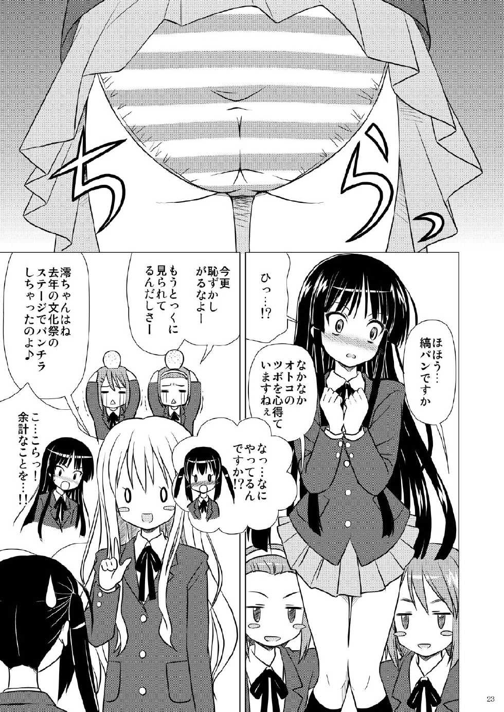 (C76) [Boys be Gakuen (Ooizumi Daisaku)] Houkago P Time PLUS (K-on!) - Page 24