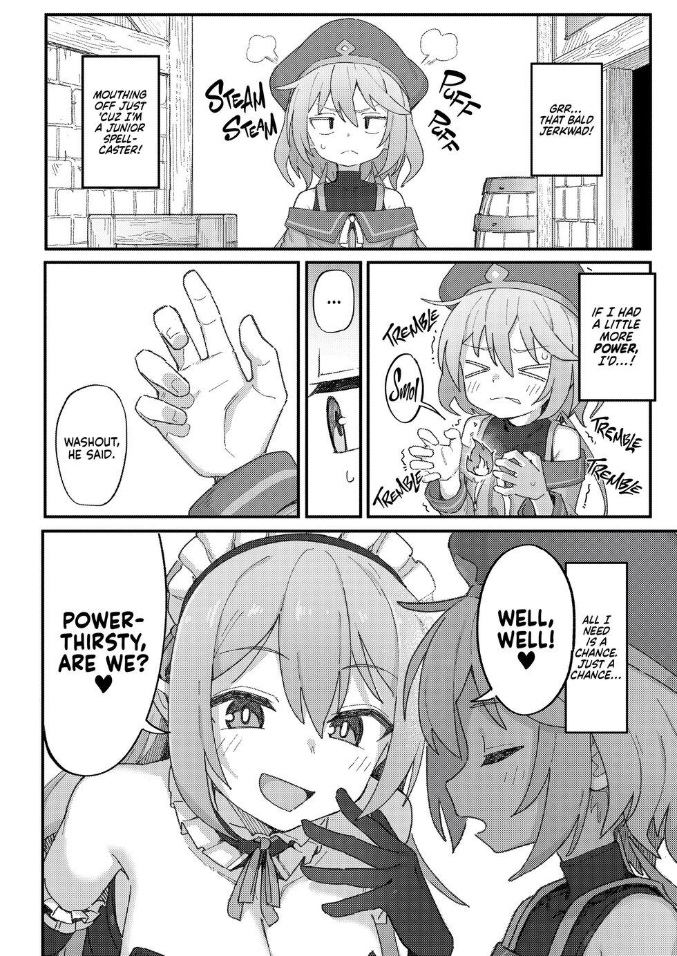 [Dagashiya (Wagashi)] Low Level Mage Corrupted by a Lewd Crest [English] - Page 5