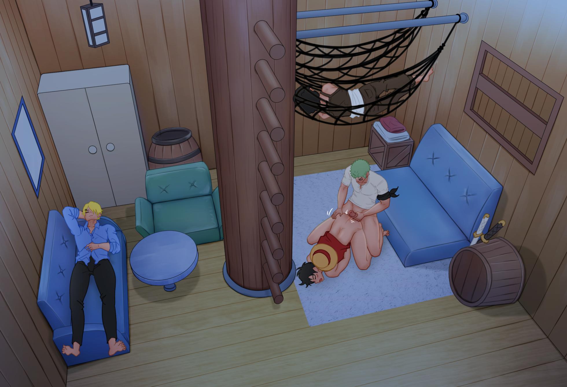 [CamoHouse] Going Merry x Male Bedroom - Page 23