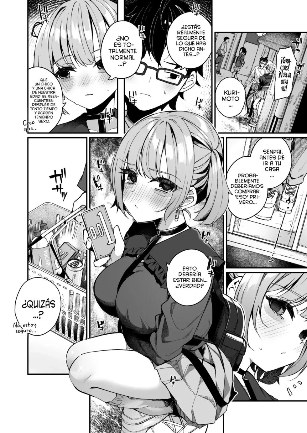 [Menbou Renpou (Menbou)] Renai Soudan nante Hobo Sex desu yo ne!? ～Akuyuu Kouhai to Issen Koete Yarimakuru Hanashi～ [Spanish] [Dark Nebulus] - Page 10