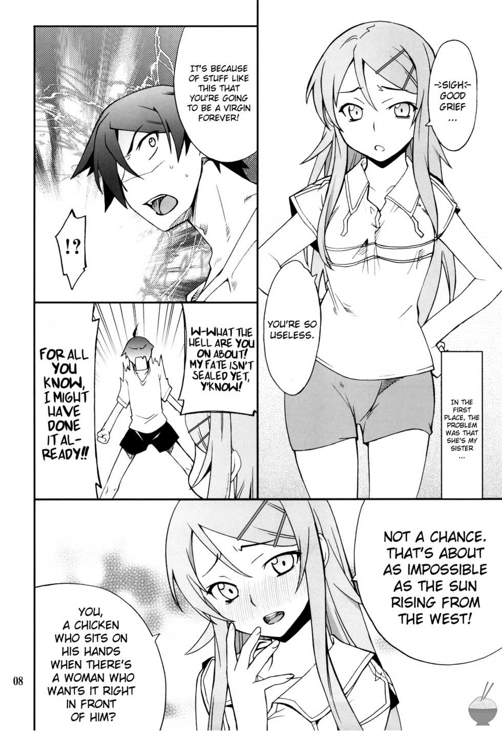 (C78) [P-FOREST (Hozumi Takashi)] Ore x Imouto Kouryaku Daisakusen!! (Ore no Imouto ga Konna ni Kawaii Wake ga nai) [English] (Soba-Scans) - Page 8