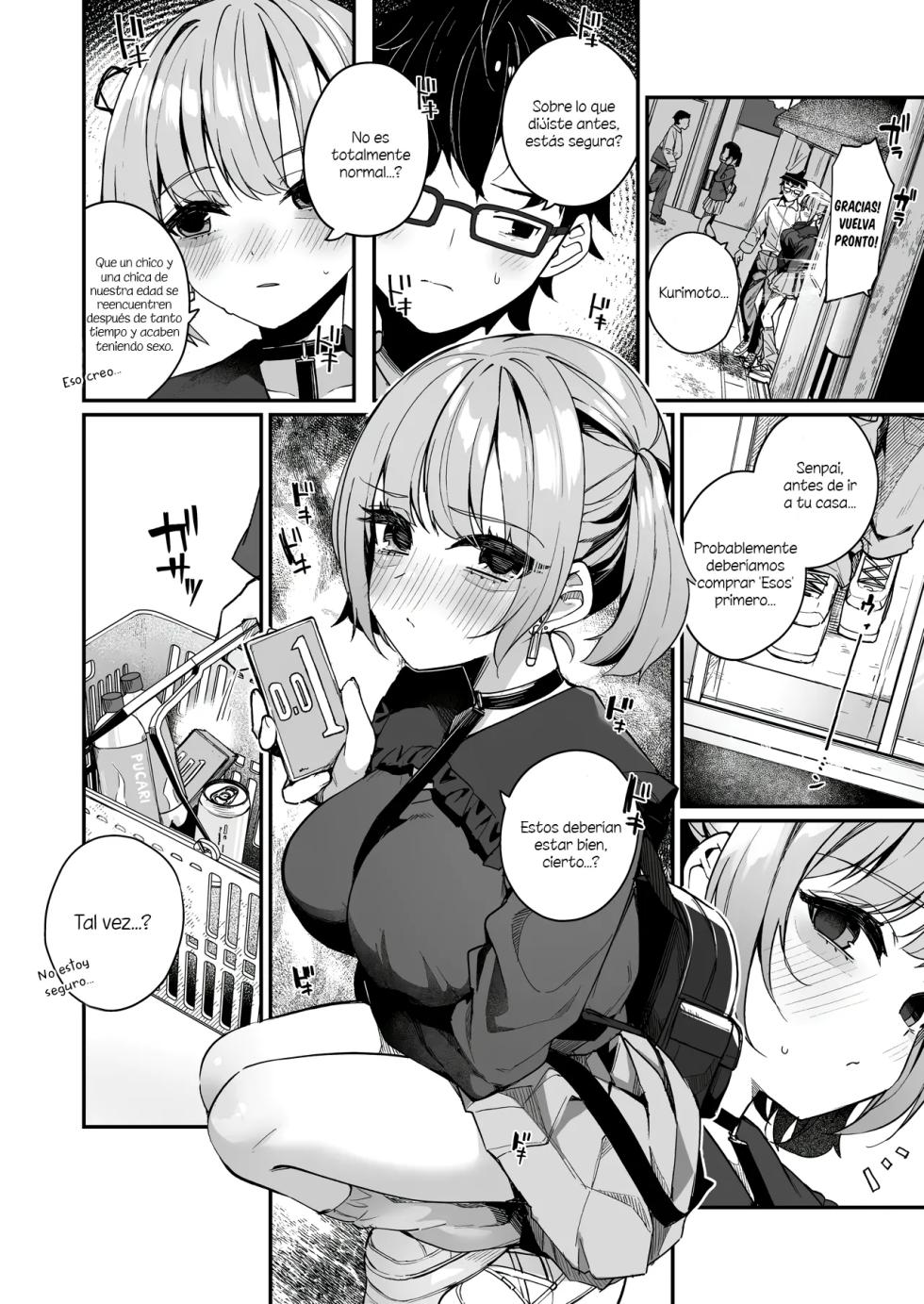[Menbou Renpou (Menbou)] Renai Soudan nante Hobo Sex desu yo ne!? ～Akuyuu Kouhai to Issen Koete Yarimakuru Hanashi～ [Spanish] - Page 9