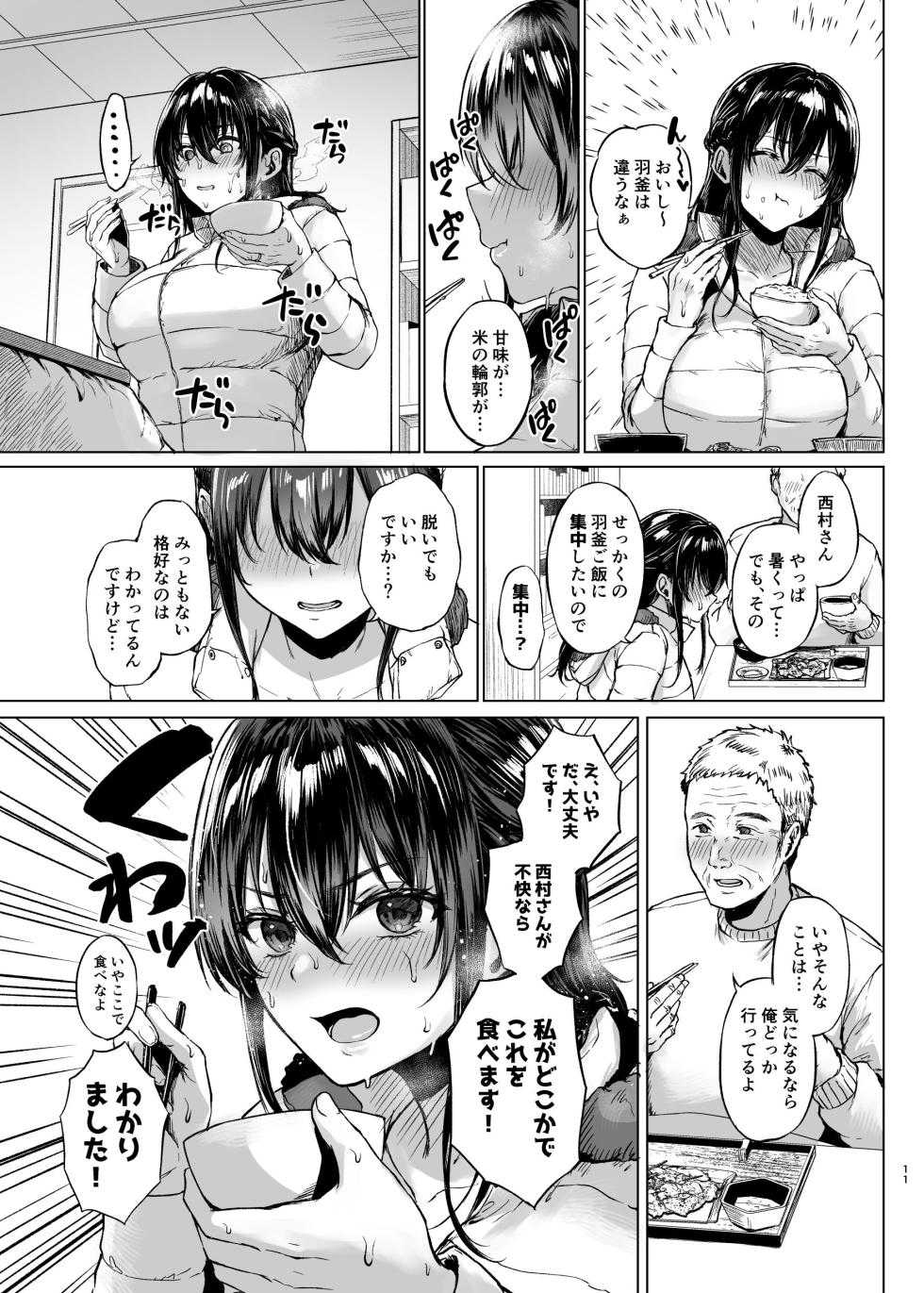 [Fantia 先行公開] [糖質過多ぱると (只野めざし)]雪国の溶熱〜昼下がりの無防備人妻を抱く〜 - Page 11
