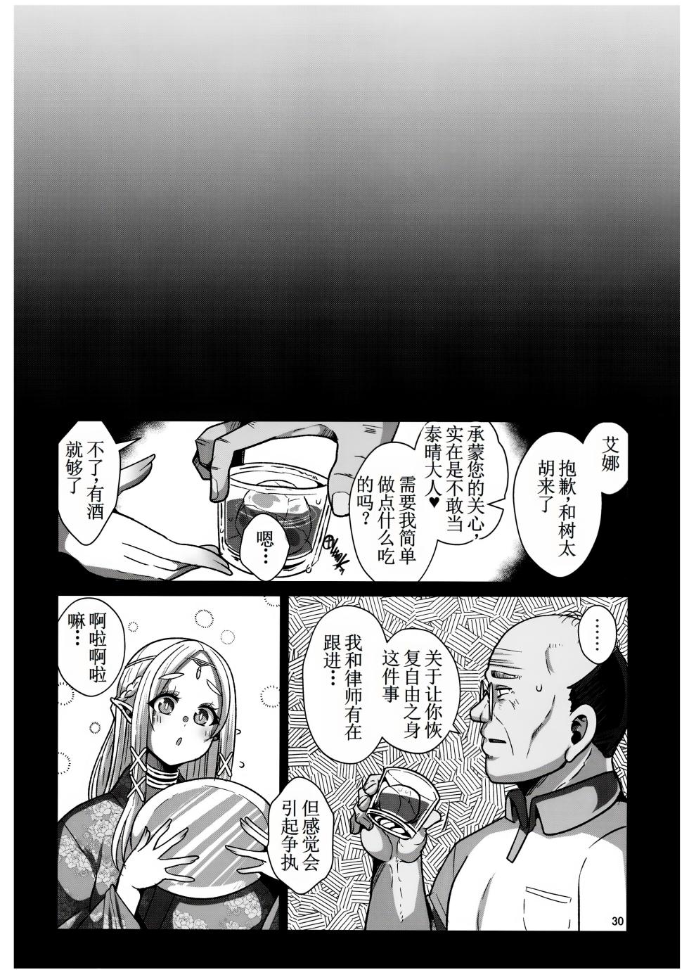 [Shinshunshantonshou (Bukatsu)] H Seidorei Elf no Souzoku Mondai ni Tsuite ~Rinjuu-hen | 性奴隶精灵的继承问题 [Chinese] [古月个人汉化] [Decensored] [Digital] - Page 32